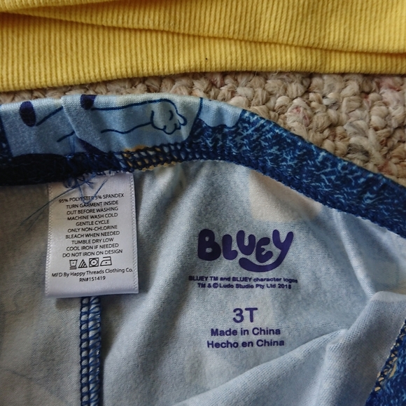 Bluey Toddler Fleece & Pants Outfit Set, 2-Piece, 3T - Picture 12 of 12